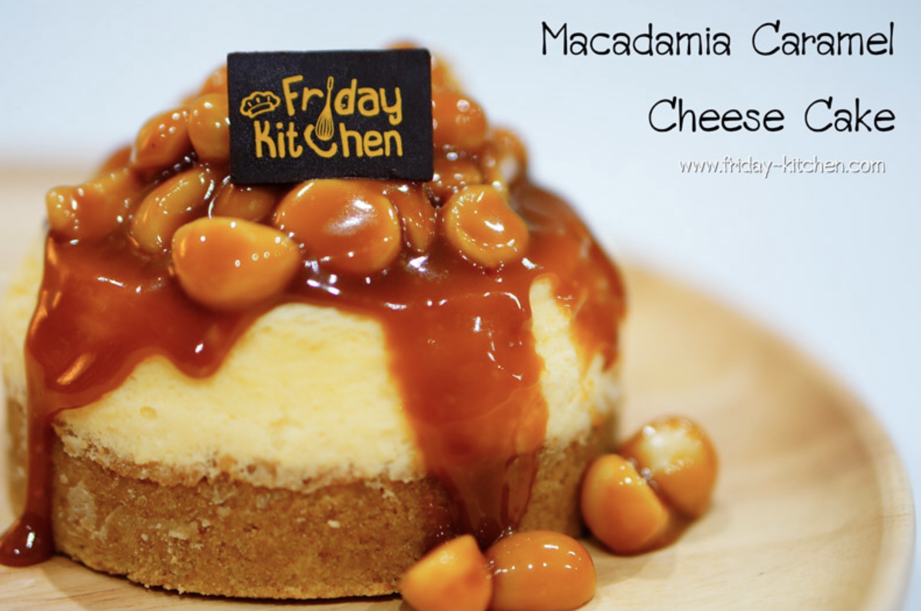 Macadamia Caramel Cheese Cake