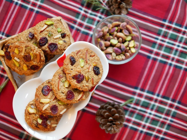 Healthy Oatmeal Cookies , Ginger Bread Cookies , Chocolate Pistachio Cookies