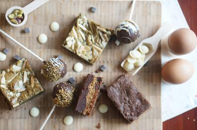 Brownie Pops, Cookie Brownie, Matcha Brownie 